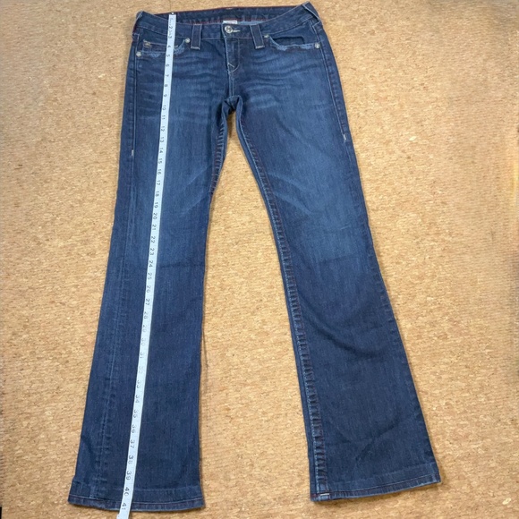 True Religion Bootcut Jeans Women’s Sz 29 Made in USA Dark Wash Flare Denim Y2K - Picture 12 of 12
